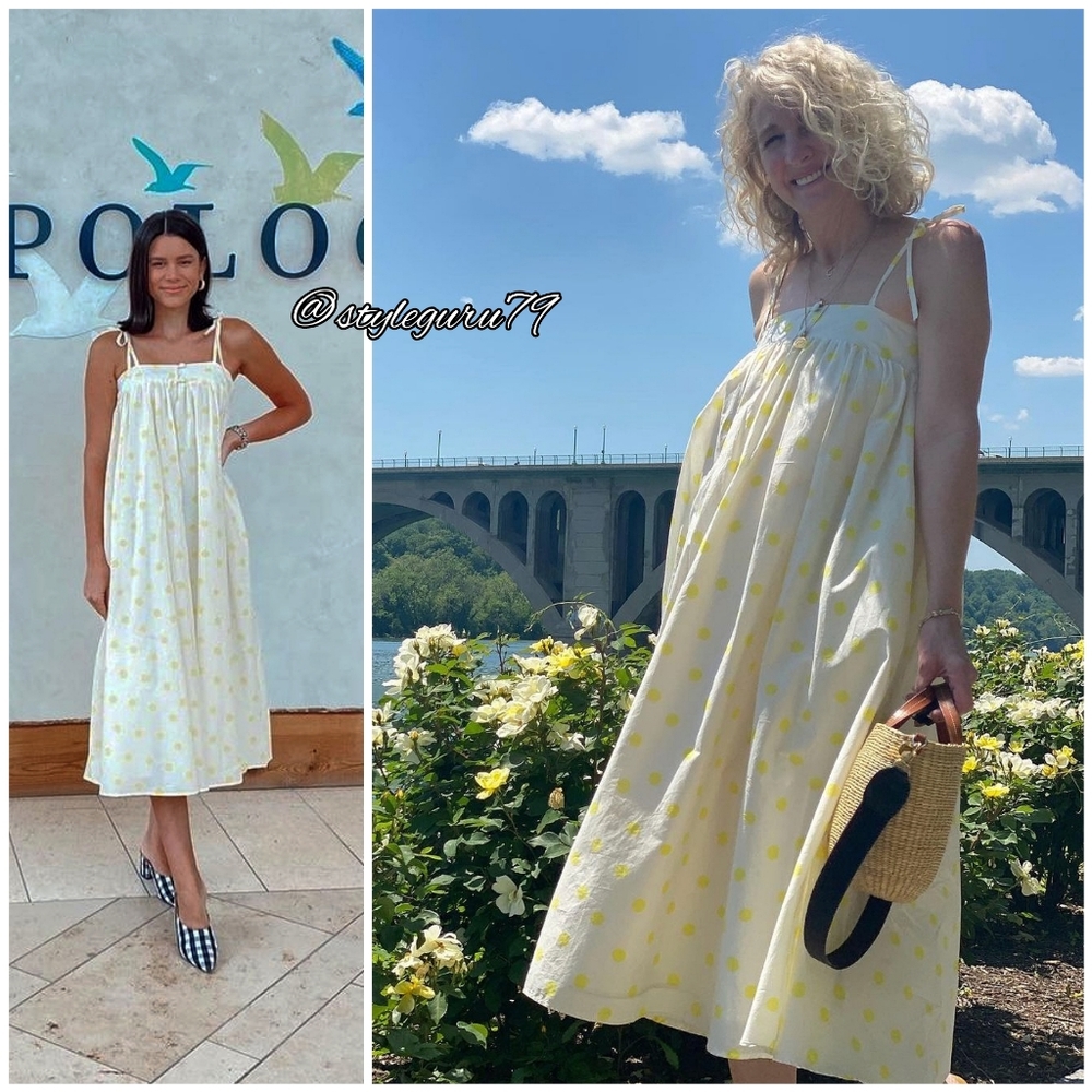 NWT, Anthropologie, Polka Dot Maxi Dress